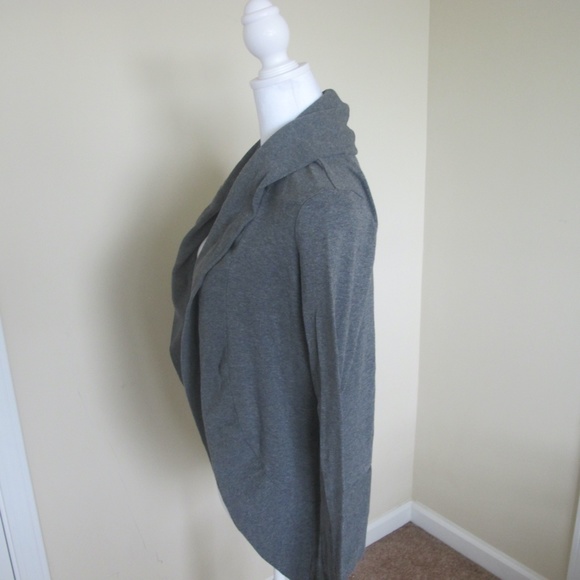 Express Women's Grey Open Front Cardigan Size S GUC - Picture 2 of 3